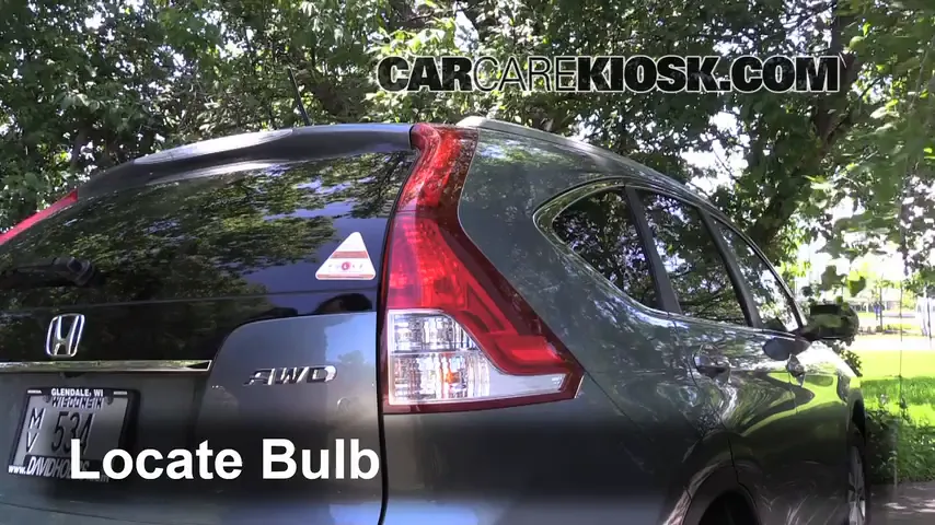 2012 Honda CR-V EX-L 2.4L 4 Cyl. Lights Brake Light (replace bulb)